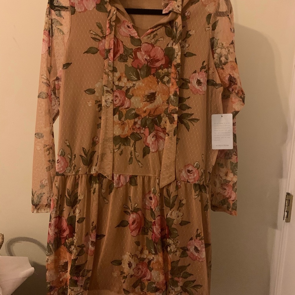 Vintage romantic tunic dress